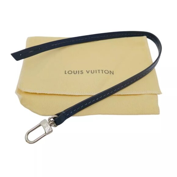 LOUIS VUITTON Strap For Neverfull Porch Blue Leather - Picture 1 of 7